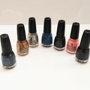 China Glaze Polish Lot of 7